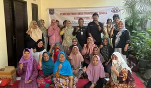 Puluhan Lansia Gandul Depok Diajak Produktif di Kampung Proklim