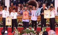 Nomor Urut Pasangan Capres Cawapres Telah Diundi, Anies Cak Imin 1, Prabowo Gibran 2,  Ganjar Mahfud 3