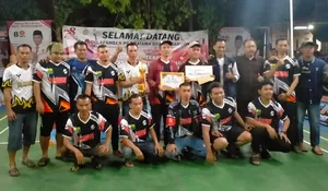Kemeriahan Turnamen Bulutangkis di Bojong Pondok Terong Depok, PB 13 Bojong Barat Ditekuk Tuan Rumah di Final
