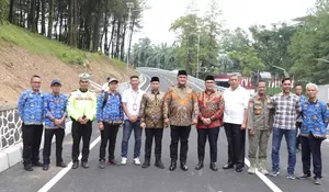 Rudy Susmanto Resmikan Jalan Baru Subianto Sentul, Warga Babakan Madang Kini Nikmati Akses Lebih Cepat