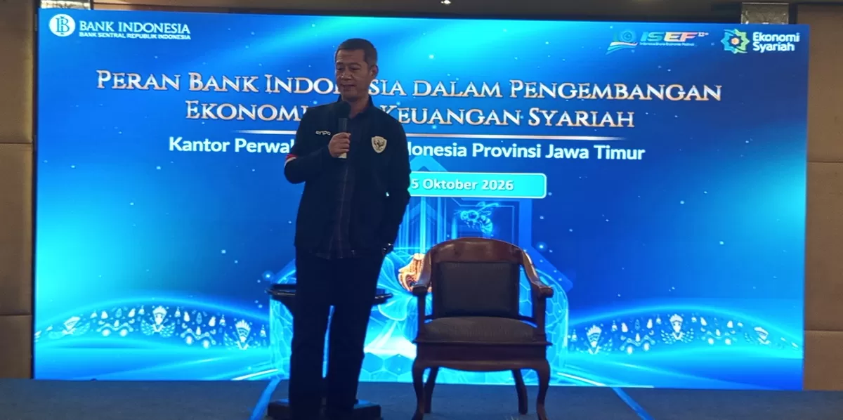 Deputi Direktur Kantor Perwakilan BI Provinsi Jawa Timur bidang Ekonomi dan Keuangan Syariah, Yono Haryono