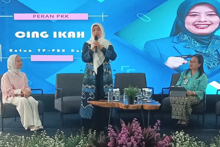Cing Ikah, Ketua TP PKK Kota Depok (Rohmat Rospari)