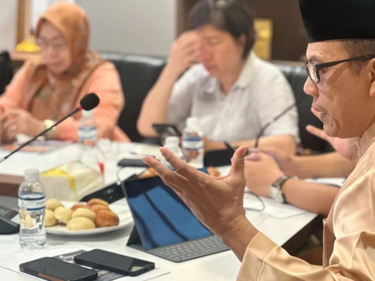 Rapat persiapan Apresiasi Wajib Pajak Taat Pajak Tahun 2026 di Ruang Rapat Bapenda Kota Batam. (Foto:Diskominfo Batam)