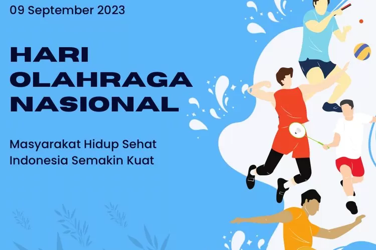 Twibbon Hari Olahraga Nasional Bisa Dijadikan Foto Profil Dan Story Di Wa Atau Ig Klik