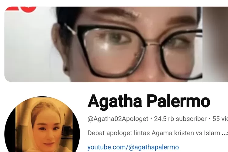 Youtuber Agatha of Palermo dilaporkan ke Polisi diduga penistaan agama. (Bicaranetwork.com/Kanal YouTube Agatha of Palermo)