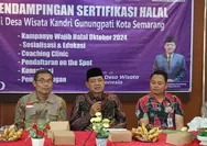 Satgas Halal dan Penyuluh Pendamping PPH Diserbu Pelaku UMKM di Desa Wisata Kandri Kota Semarang