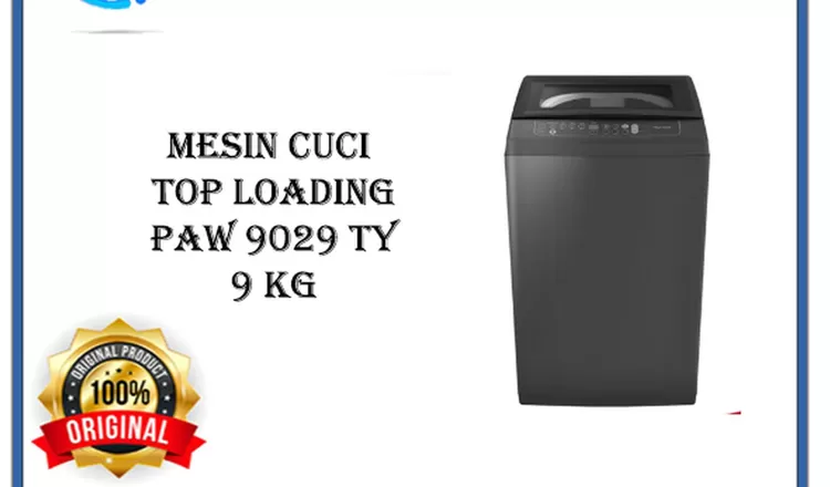 Polytron mesin cuci top loading 9 kg PAW 9029TY