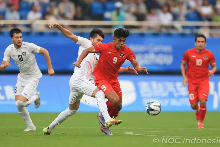 Babak 16 Besar Asian Games: Indonesia Kalah 0-2 dari Uzbekistan: Gol