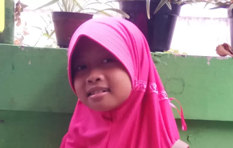 Foto semasa hidup korban meninggal dalam kecelakaan maut di Tol Jakarta Cikampek (Japek) KM58, Kabupaten Kerawang, warga Depok bernama Jasmine Mufida Zulfa (11).