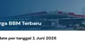 Cek Harga BBM Pertamina di SPBU per 1 Juni 2026 ! Bandingkan Dengan Harga BBM Swasta di Shell, BP dan Vivo