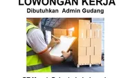 Dibutuhkan Segera Posisi Sebagai Admin Gudang di PT Megah Dekorindo Indonesia Batam