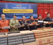 Bea Cukai Gagalkan 8,2 Juta Batang Rokok Ilegal di Jalur Merak-Bakauheni, Negara Selamat Rp7,9 Miliar