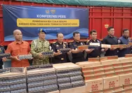 Bea Cukai Gagalkan 8,2 Juta Batang Rokok Ilegal di Jalur Merak-Bakauheni, Negara Selamat Rp7,9 Miliar