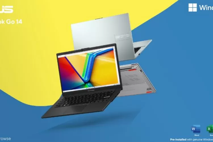 ASUS Vivobook Go 14, Laptop Thin and Light Entry Level Terbaik