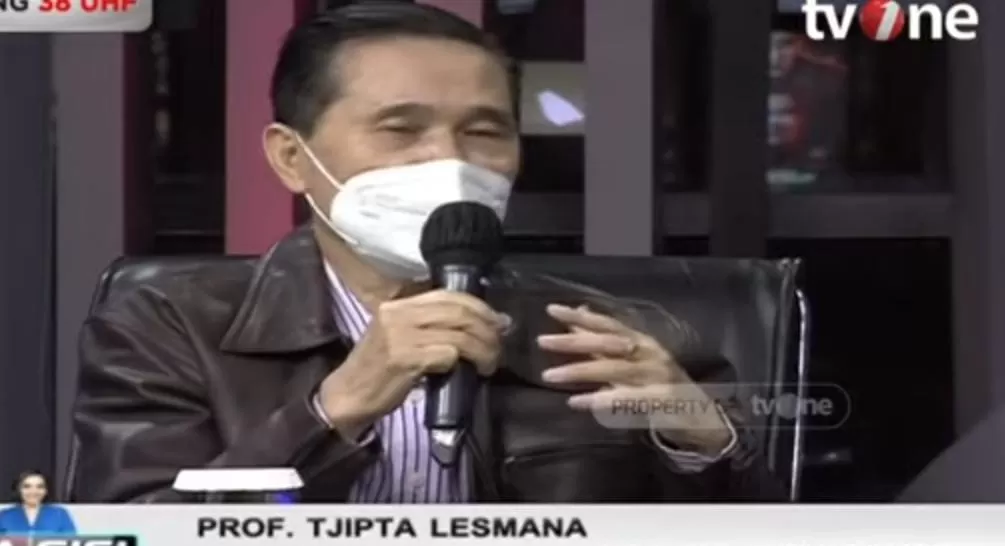 Prof Tjipta Lesmana, Pakar Komunikasi Politik.   (Tangkapan layar Youtube TVOne )