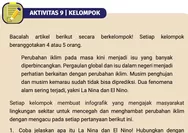 CATAT! Kunci Jawaban IPS Kelas 7 SMP Kurikulum Merdeka Halaman 93: Fenomena Alam La Nina dan El Nino