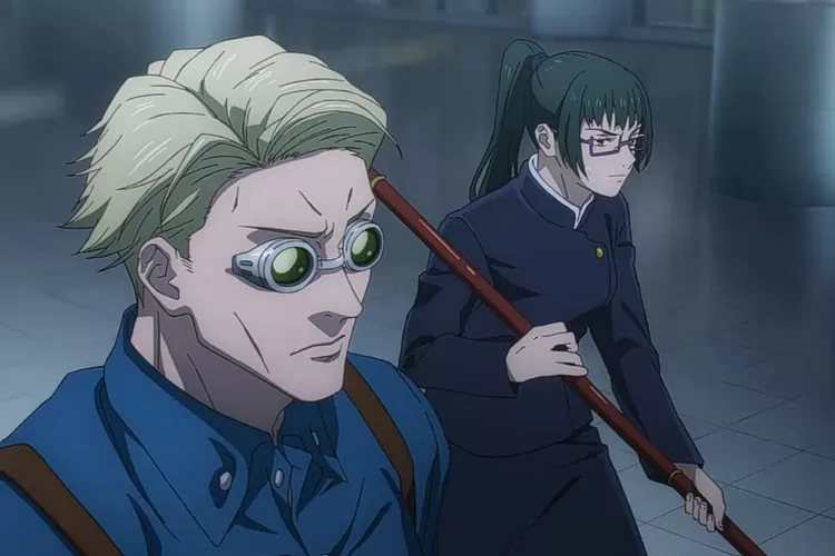 Nanami dan Maki. Ilustrasi jam tayang, sinopsis, dan prediksi Jujutsu Kaisen S2 episode 15. (Bstation)