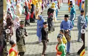 Peringatan Hardiknas 2026 di Batam Dimeriahkan 5.120 Pelajar dengan Tari Zapin Massal