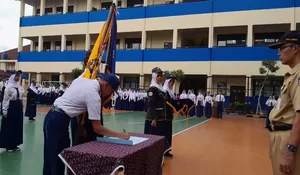 Osis-MPK SMPN 9 Depok Dilantik, Rafie Fadillah Sukadar Gantikan Siona Ranauli Silitonga