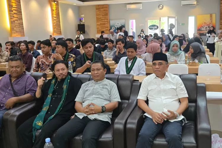 Kegiatan diskusi yang digelar HMI MPO, Sabtu pagi (21/9/2024) di salah satu hotel di Kota Palu. (Foto: Ist).