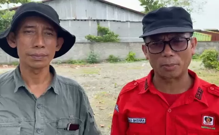 Askeb PT Citra, Boy Silitonga (kiri) dan Kepala Seksi wilayah kerja ll Direktorat Dalkarhutla Kementrian Kehuatan,  Solu Batara, S.Hut, MH. (kanan)