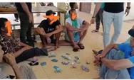 Tim Opsnal Satuan Reserse Kriminal Satreskrim Polres Nagan Raya Tangkap 7 Pelaku Maisir Beserta Barang Bukti