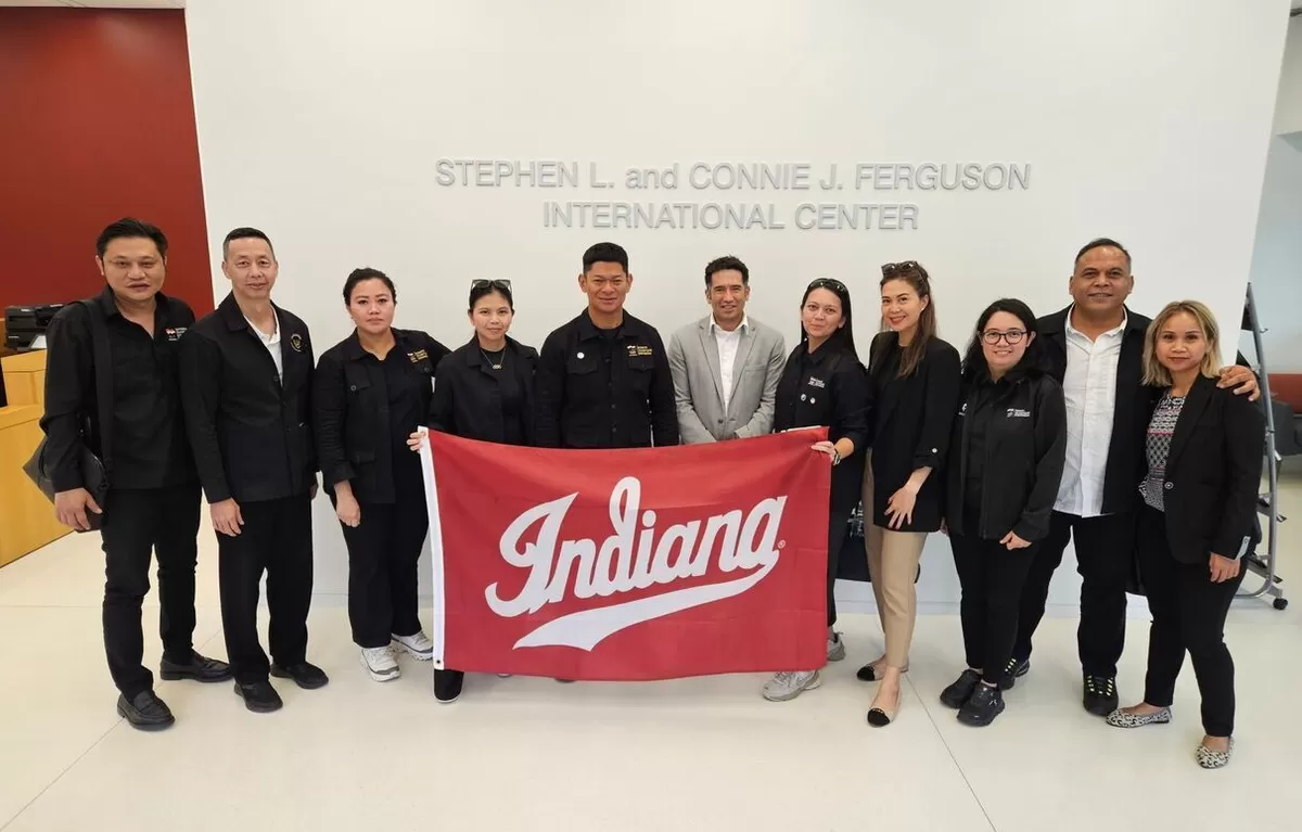 Ketua NOC Indonesia Raja Sapta Oktohari bersama para jajarannya, memperlajari ekosistem olahraga berbasis perguruan tinggi dalam program IVLP di Amerika Serikat, pada akhir Juni lalu.