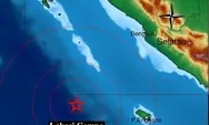Gempa Guncang Wilayah Pantai Barat Bengkulu, Tidak Berpotensi Tsunami 