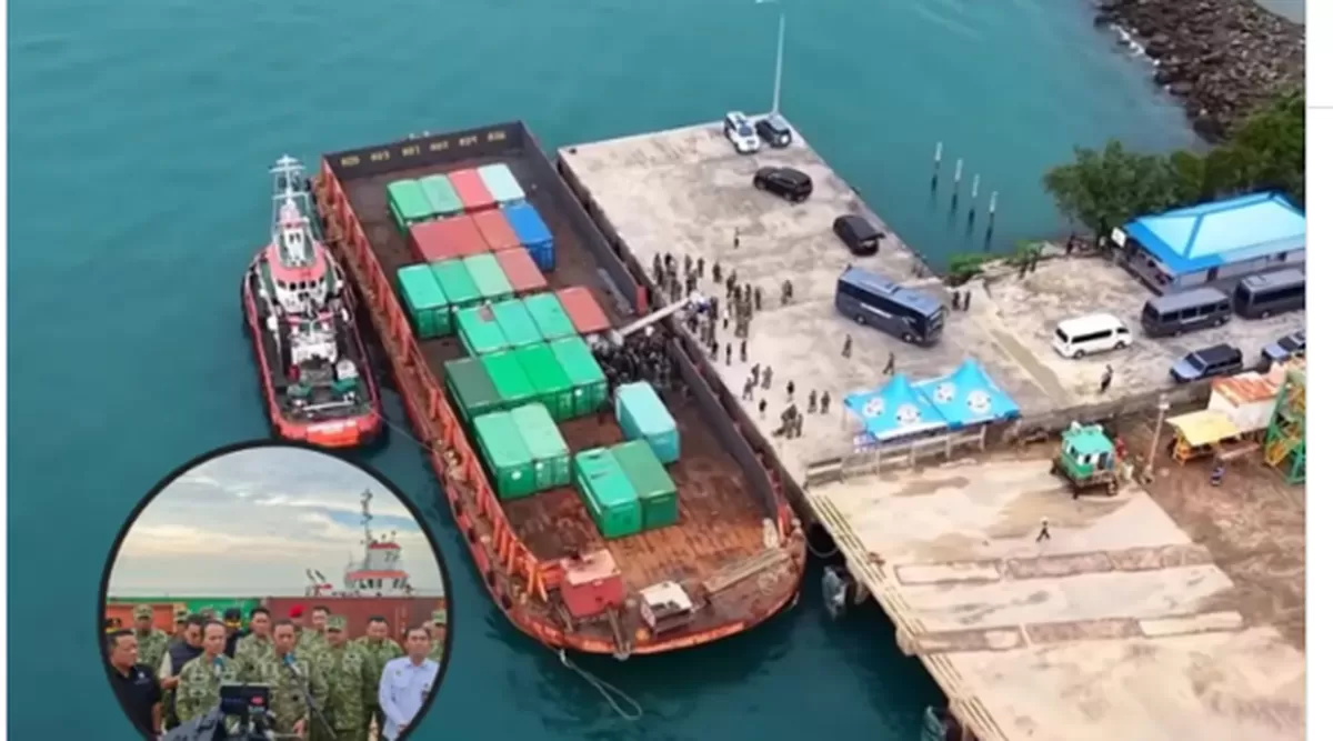 TNI AL menggagalkan penyelundupan mineral mentah strategis, Logam Tanah Jarang, senilai triliunan rupiah di perairan Batam. (Dok.ig infokomando)
