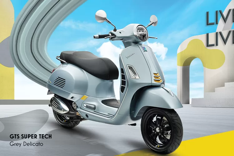 Vespa GTS Super Tech 300: Skuter Premium Dengan Mesin Powerful Dan ...