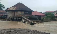 Akibat Hujan Deras Guyur Solok, Satu Rumah Hanyut Diterjang Luapan Sungai