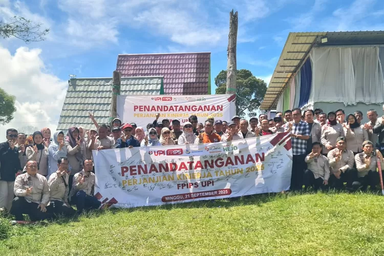 Di Sekolah Alam PCI, Dekan FPIPS UPI Teken Perjanjian Kinerja: Gagas Rumah Pendidikan Karakter Pancasila   