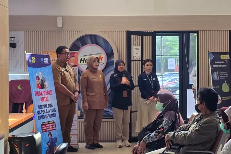 Peluncuran pengantaran rumah obat ke rumah pasien. (KABAR BOGOR)