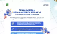 Disnaker Batam Hanya Layani Kartu Pencari Kerja Warga Ber-KTP Batam