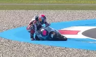 Petaka di Tikungan ke-5, Veda Ega Pratama Gagal Finis di Moto3 Belanda