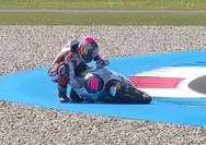 Petaka di Tikungan ke-5, Veda Ega Pratama Gagal Finis di Moto3 Belanda