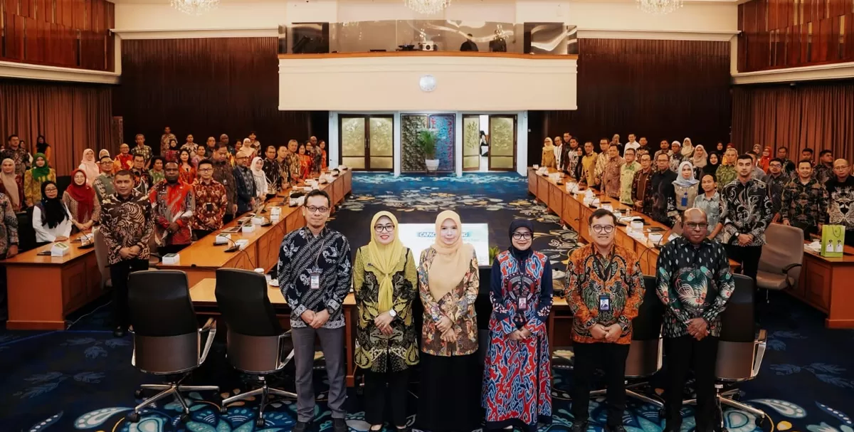 TPID se-Provinsi Kepri foto bersama dalam kegiatan Capacity Building digelar di Kantor Perwakilan BI Provinsi Jawa Barat (Foto: BI Kepri)