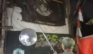 40 Atribut Ormas di Sawangan Bojongsari Depok Ditertibkan, Paling Banyak Bendera Ini