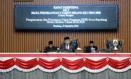 Ini Tiga Calon Pimpinan DPRD Kota Bandung Periode 2024-2029 Hasil Rapat Paripurna