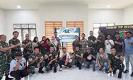 Pererat Sinergi, Yonif TP 825/GYS Gelar Silaturahmi Bersama Awak Media Morowali