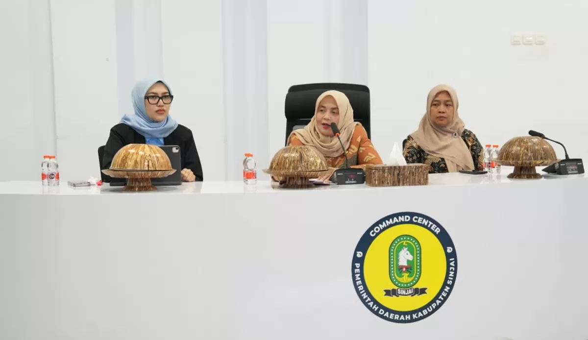 Bupati Sinjai Hj Ratnawati Arif saat memeberikan penjelasan.