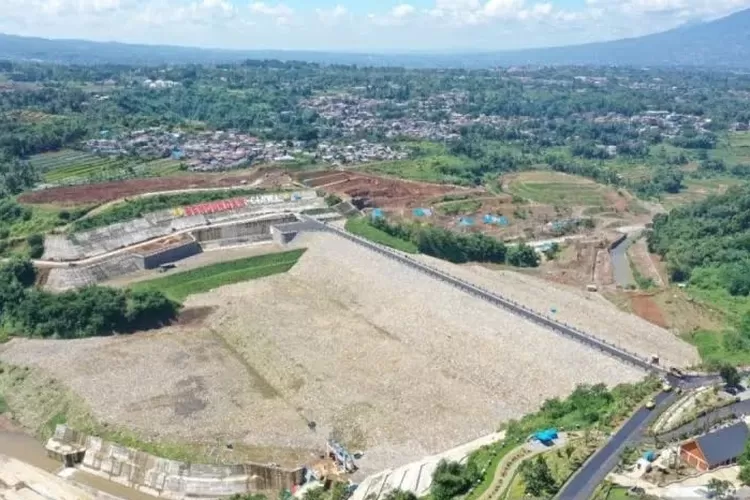 Bendungan Ciawi dan Bendungan Sukamahi  yang terletak di wilayah Jawa Barat terdeteksi mampu menampung air hingga 2 juta meter kubik, Jumat (7/3)  (Elizabeth Widowati )