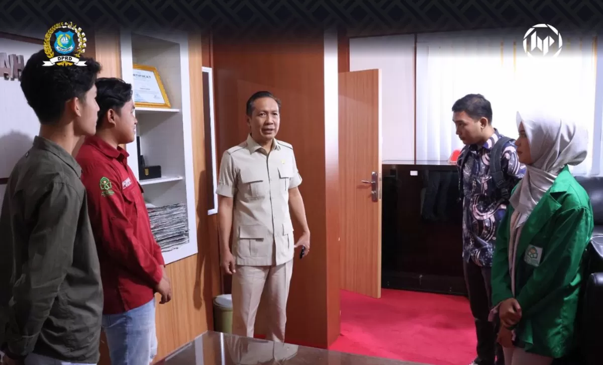 Wakil Ketua DPRD Bulukumba Syahruni Haris terima audiens Audiensi IPPS UIN Alauddin.