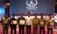 Kota Bandung Sabet 7 Penghargaan Baznas Jabar Award 2024