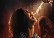 Poster Resmi Film 'Kajiman: Iblis Terkejam Penagih Janji' Tampilkan Aghniny Haque Dirasuki Roh Gaib