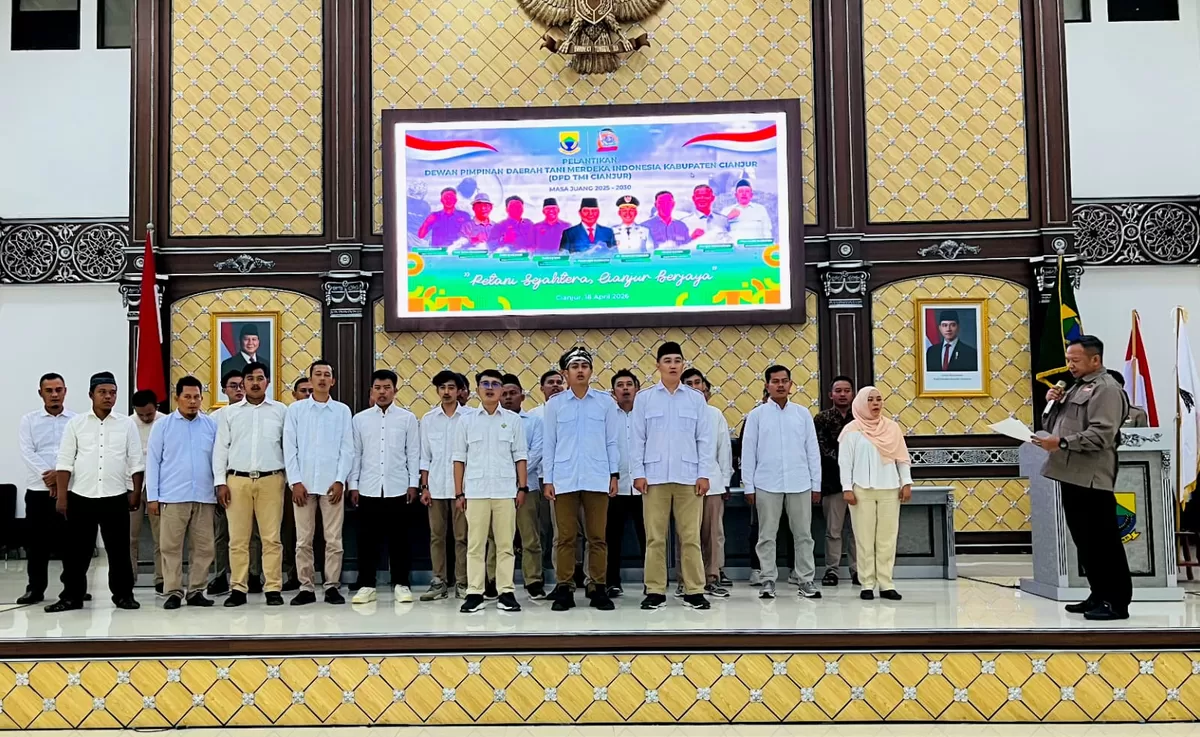 Pelantikan Pengurus Tani Merdeka Cianjur. (FOTO: Ist)