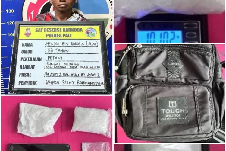 Pelaku dan Barang Bukti yang diamankan Polisi (B4R/ketikPos.com)