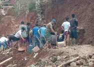 Musibah Tanah Longsor di Jatinangor Jabar Timbun 6 Warga, 4 Meninggal Dunia
