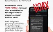 Beredar Pesan Lewat WhatsApp Soal Situs Tautan Pendaftaran Tambahan PKH, Kemensos Pastikan Itu Hoaks