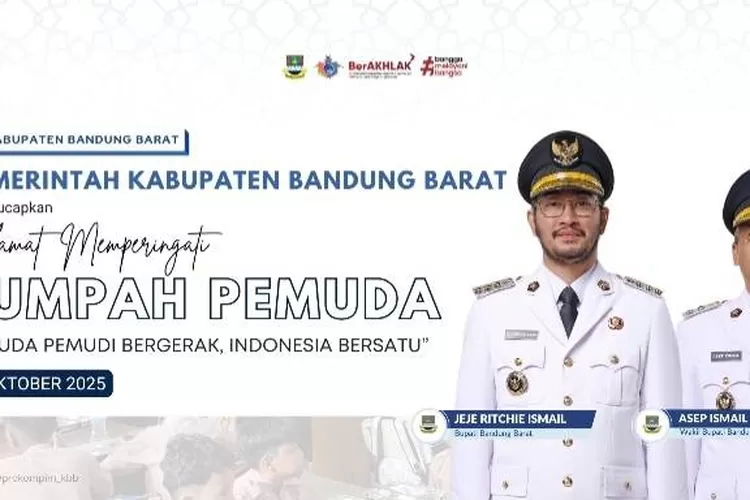 Peringatan Sumpah Pemuda di Kabupaten Bandung Barat.